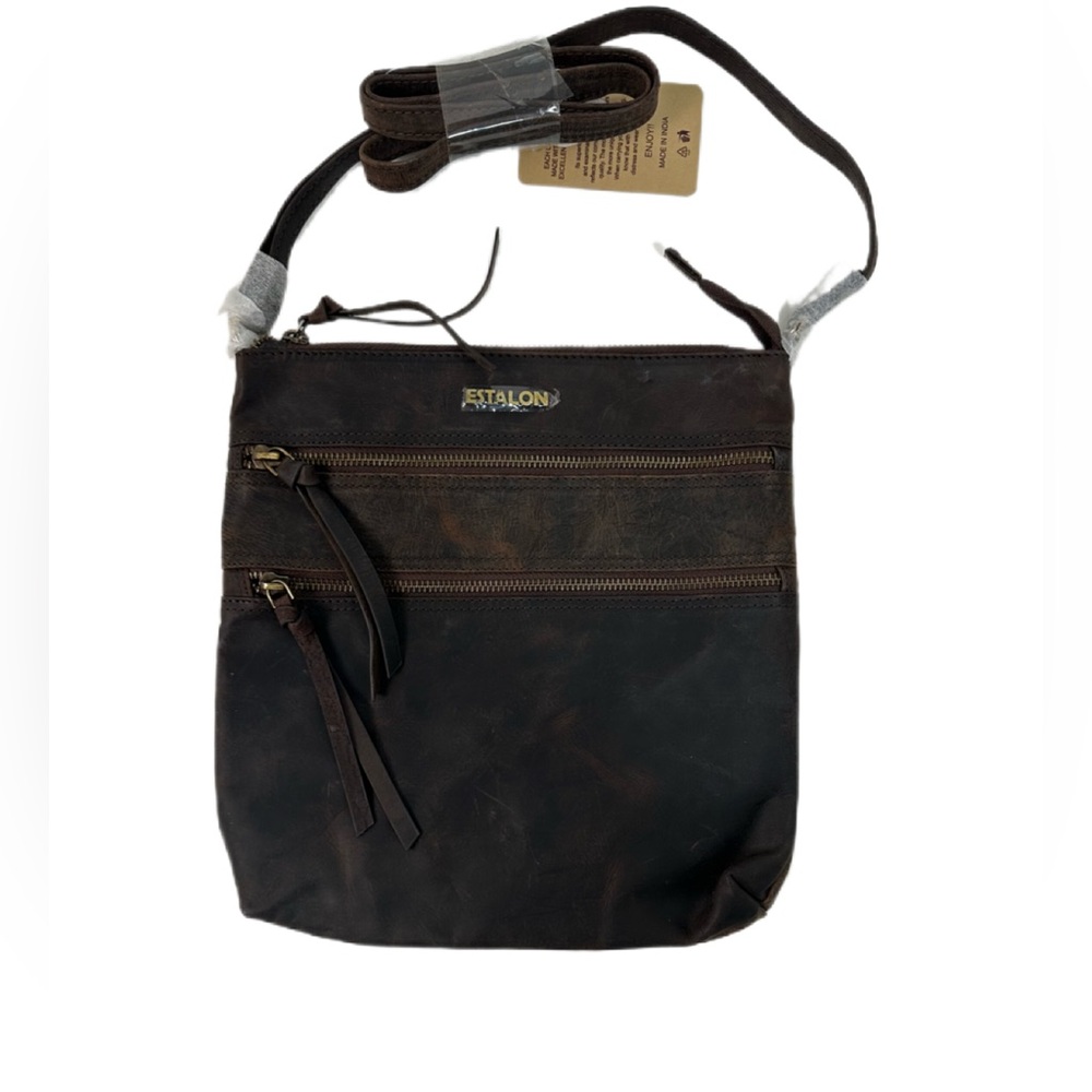 Leather ESTALON Crossbody Bag
